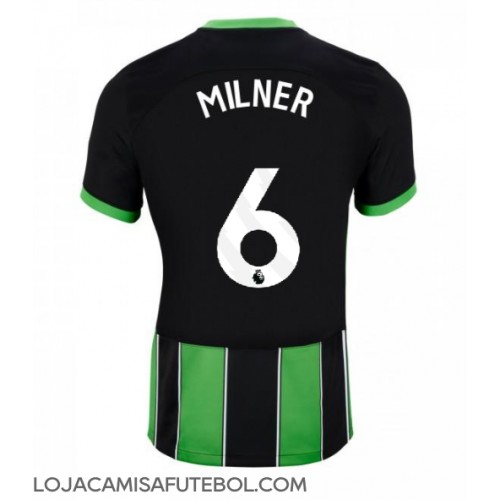 Camisa de Futebol Brighton James Milner #6 Equipamento Alternativo 2024-25 Manga Curta